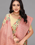 Cream soft silk saree