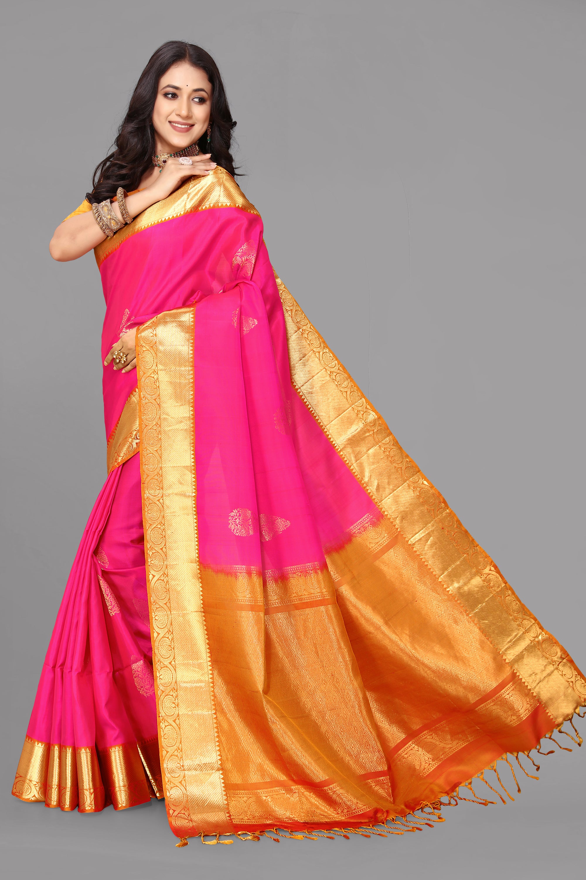 Rani by muster soft silk saree