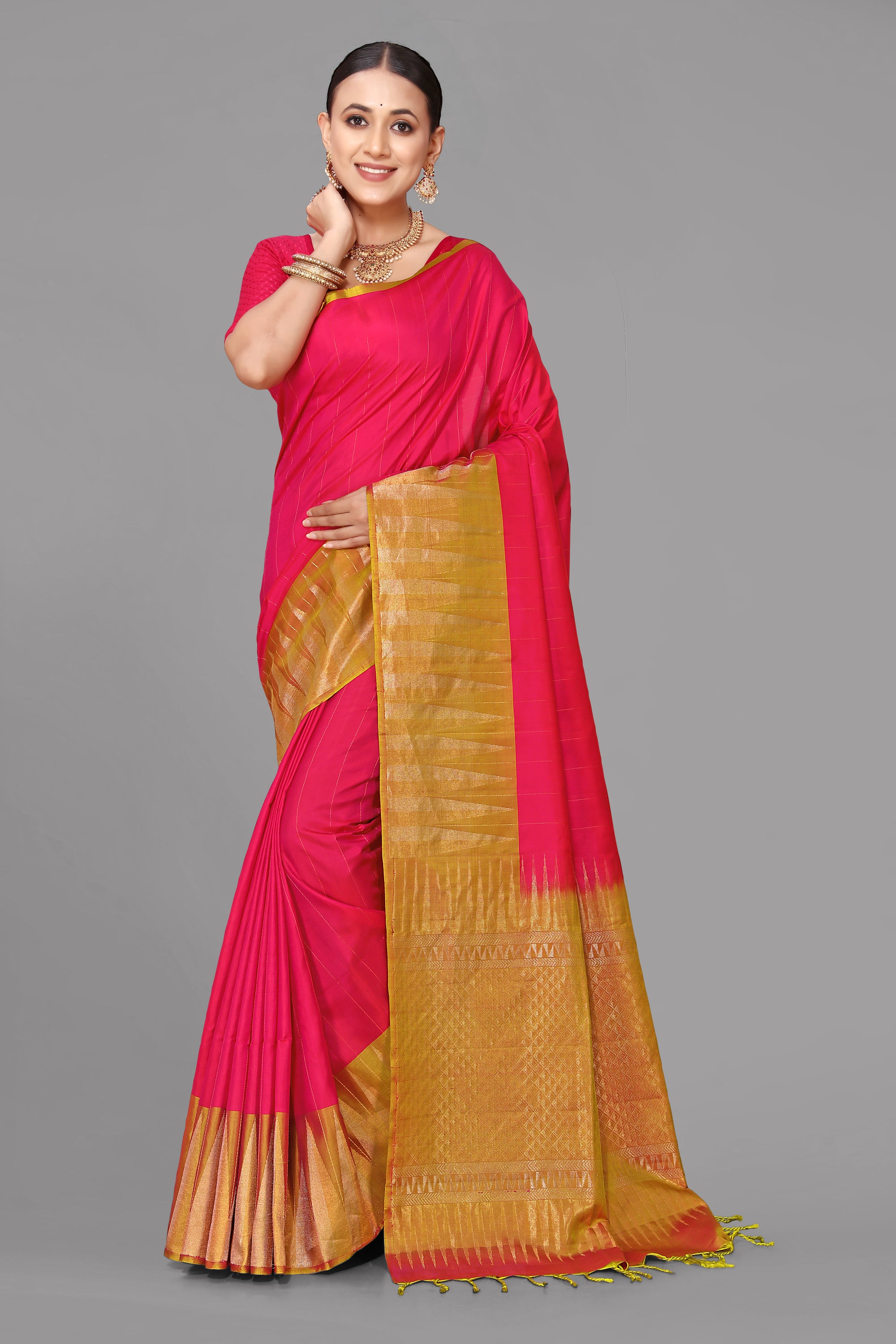 Rani soft silk saree