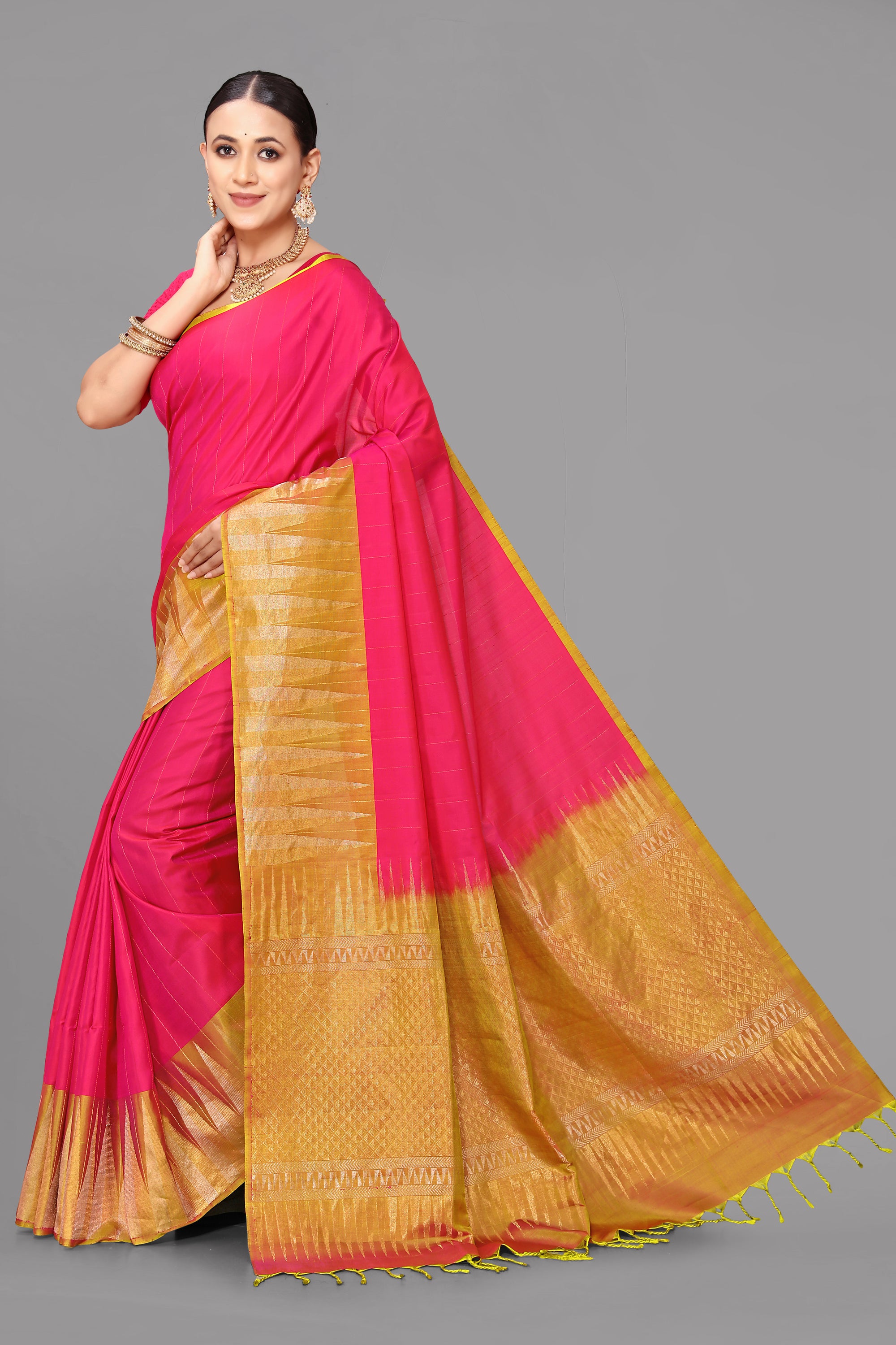 Rani soft silk saree