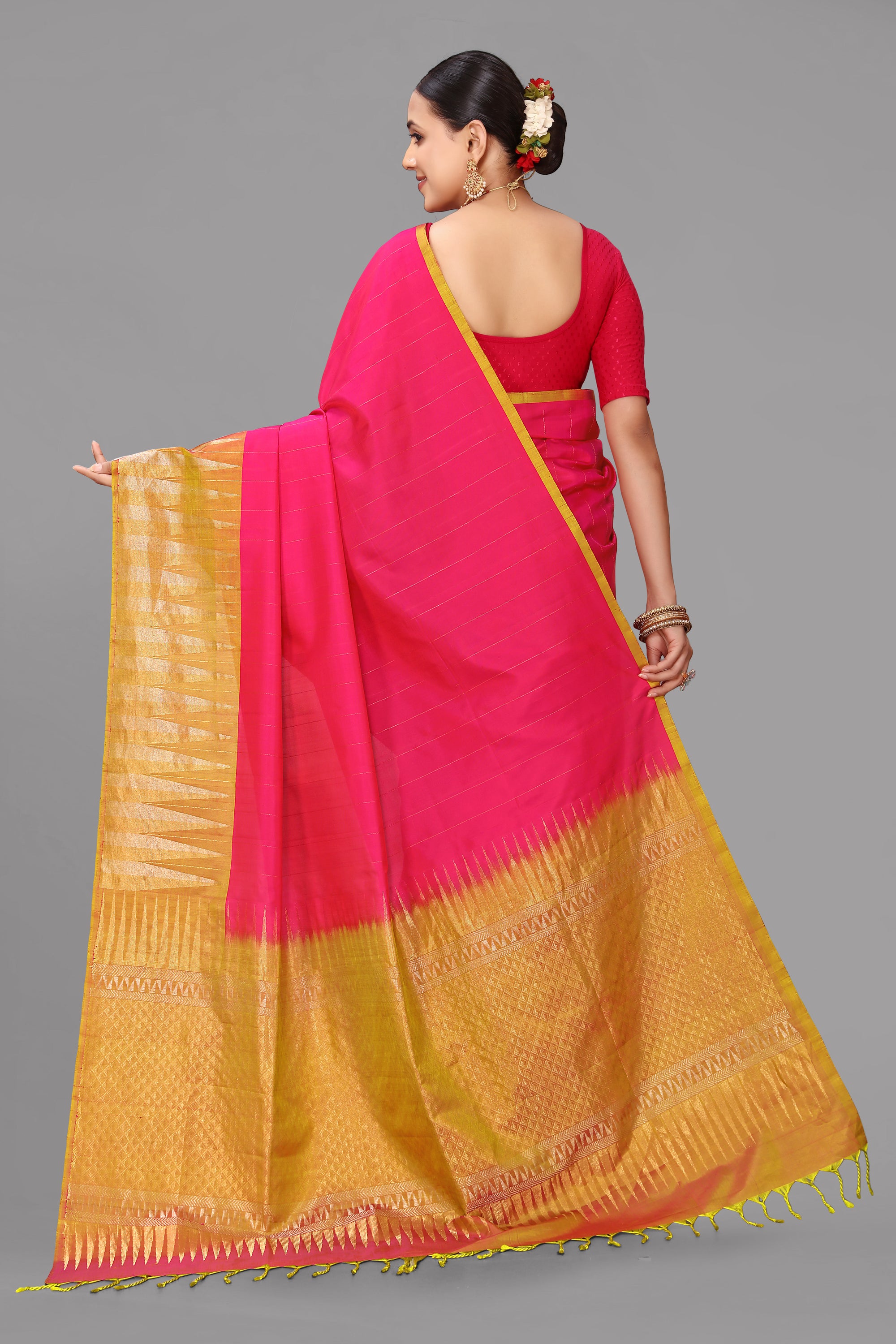 Rani soft silk saree