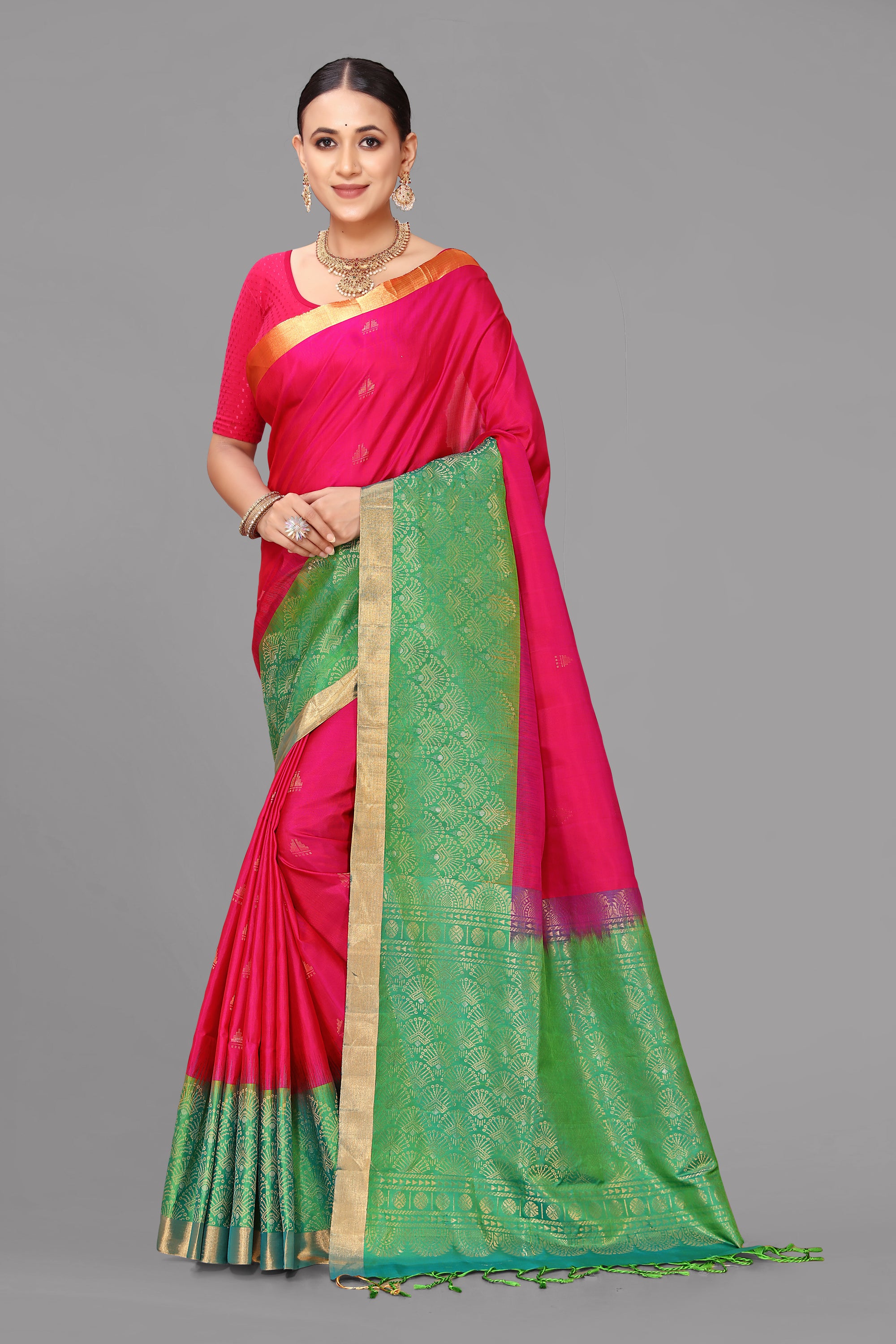 Rani soft silk saree