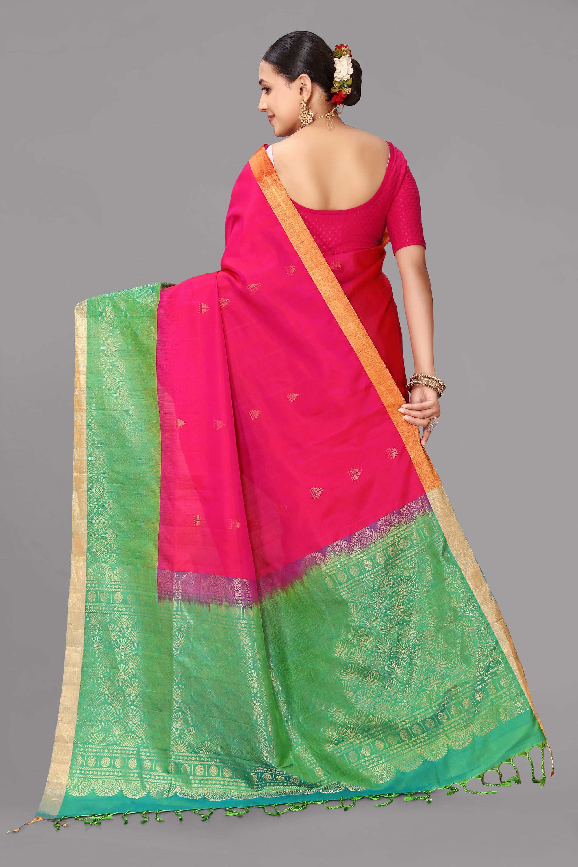 Rani soft silk saree