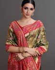 Mehendi Green Soft Tissue Saree