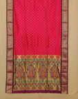 Rani by wine silk paithani saree