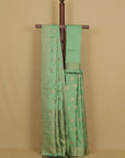 Pista satin silk saree