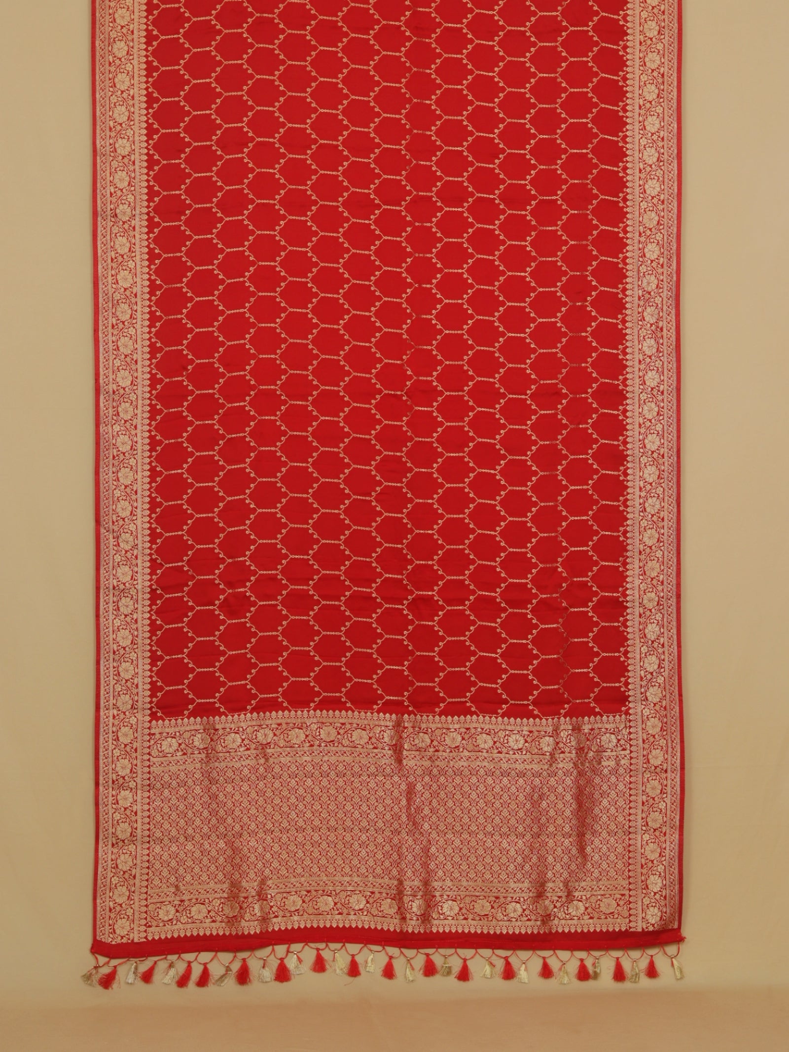 Maroon satin silk saree