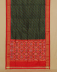 Green silk ikat patola saree