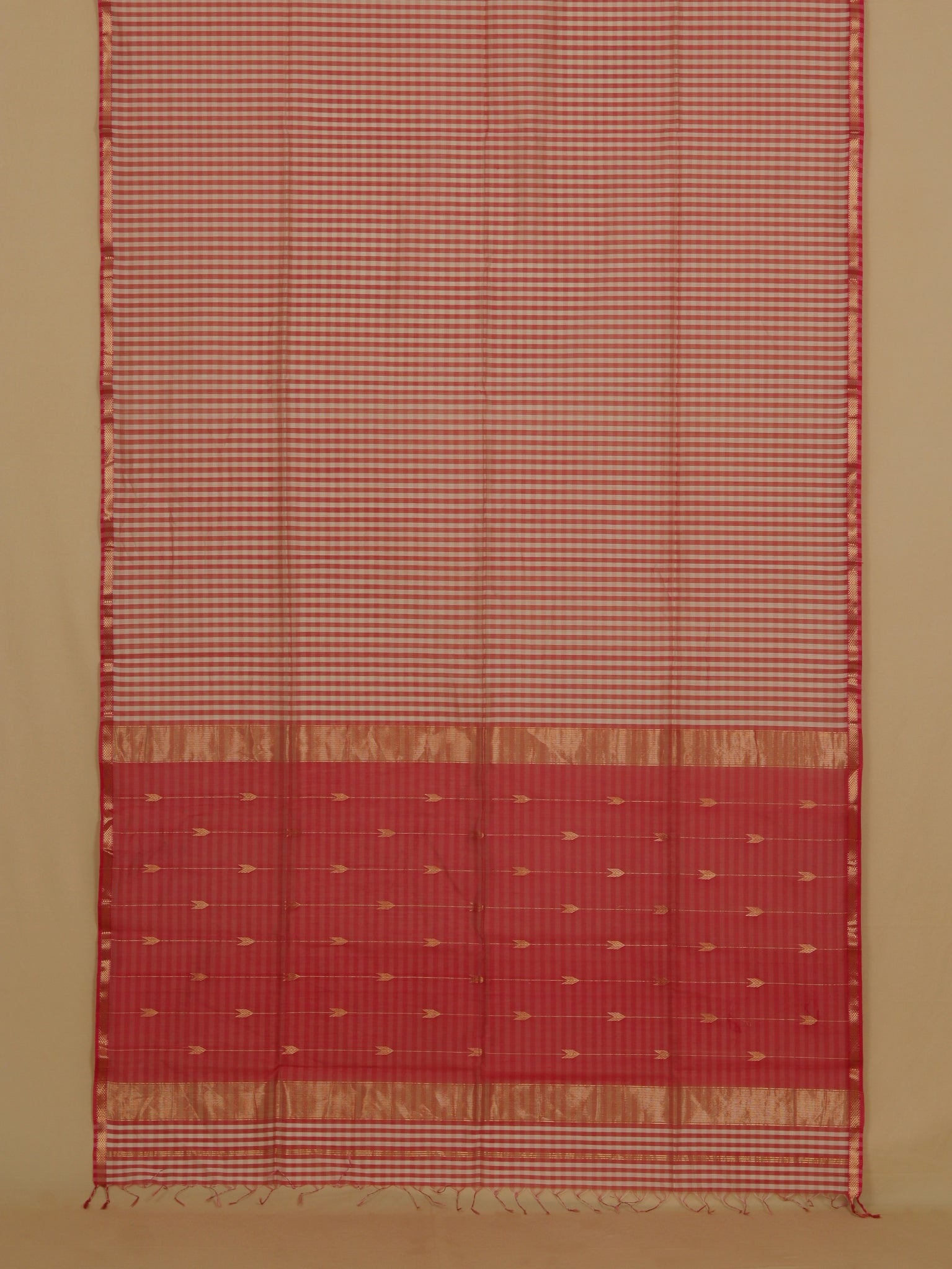 Rani silk cotton maheshwari saree