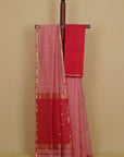 Rani silk cotton maheshwari saree