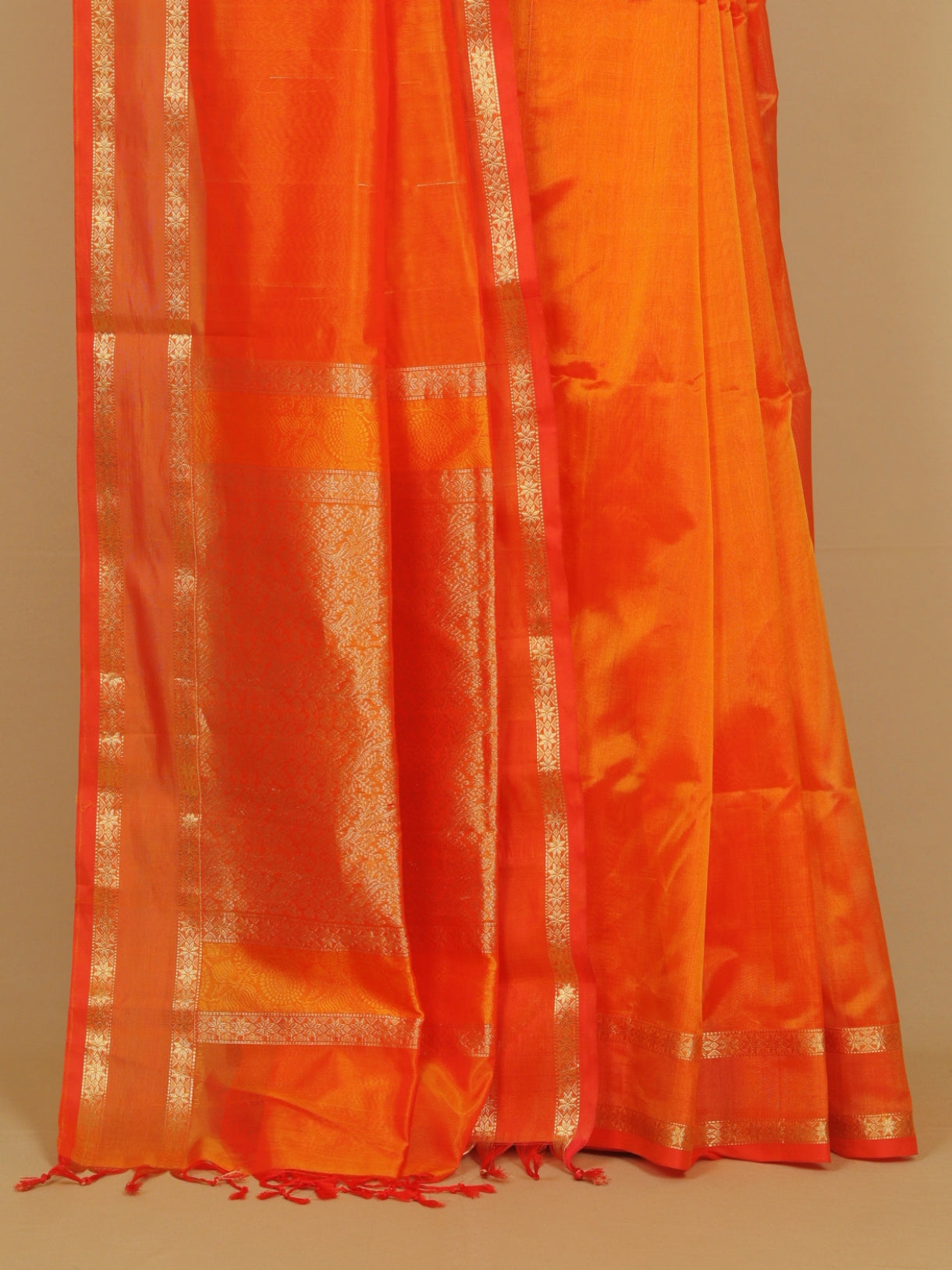 Mango yellow peshwai saree