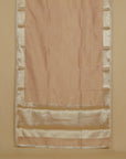 Metallic pink organza