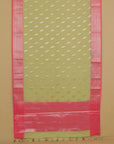 Liril green organza saree