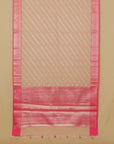 Pink organza saree