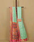 Pista by pink munia paithani saree
