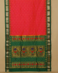 Rani by green temple paithani saree