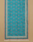 Rama blended silk saree