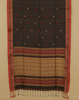Black Assam cotton saree