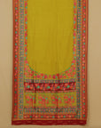 Mahendi crep silk digital printed saree