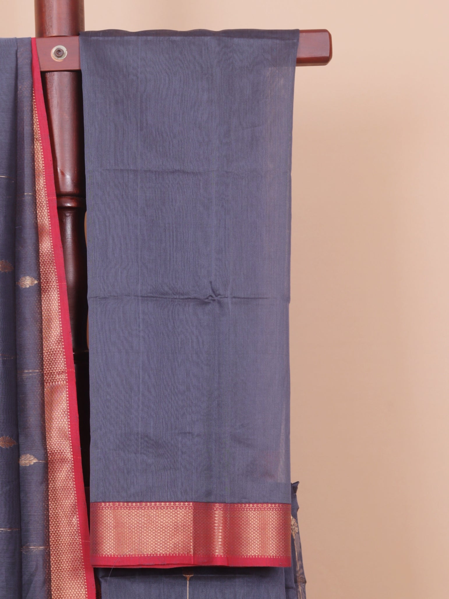 Grey premium maheshwari saree