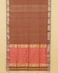 Brown premium maheshwari saree