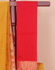 Mustard yellow premium maheshwari saree