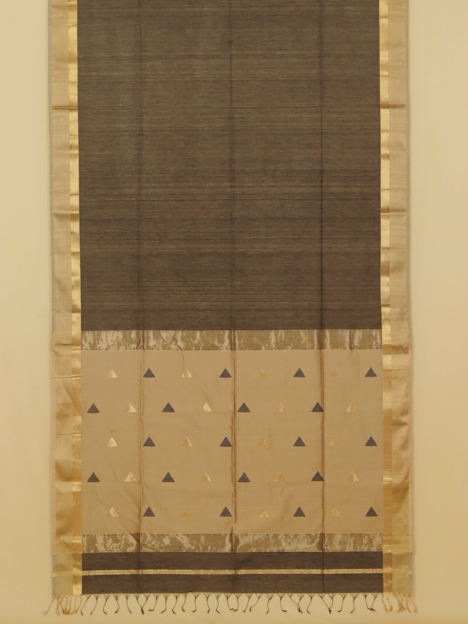 Black premium maheshwari saree