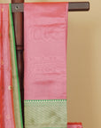 Abolish peach chanderi saree
