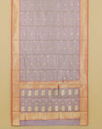 Mauf lavander chanderi saree