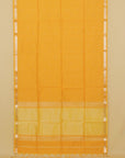 Mango yellow maheshwari saree