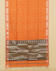 Rust maheshwari saree