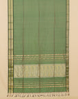 Green peshwai silk saree