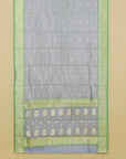 Lavander blue chanderi saree