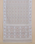 Light Grey Jamdani Cotton Saree