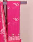 Rani Pink Jamdani Cotton Saree