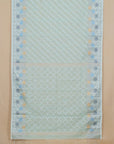 Sea Green Jamdani Cotton Saree