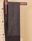Cream by black cotton dhakai saree