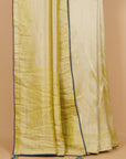 Pista Green Viscose Tissue with Ready Made Blouse