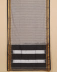 Black checks ilkal saree
