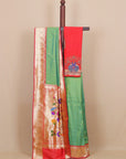 Two Toned Pista Green Munia Paithani Blended Silk Saree