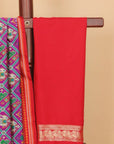 Majenta by red ikat blended silk patola saree