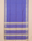 Navy blue maheshwari saree