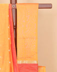 Mango yellow maheshwari saree