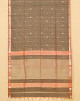 Dual tone anjeeri green maheshwari saree