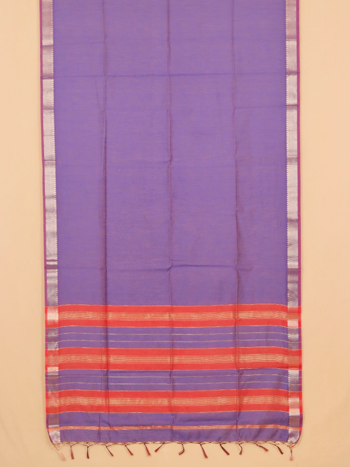 Royal blue maheshwari saree