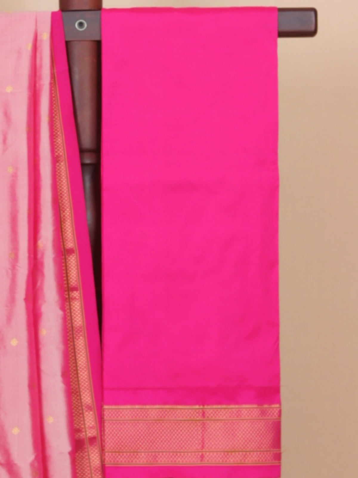 Pink by rani paithani saree