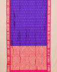 Purple by rani pink gadhwal saree