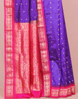 Purple by rani pink gadhwal saree