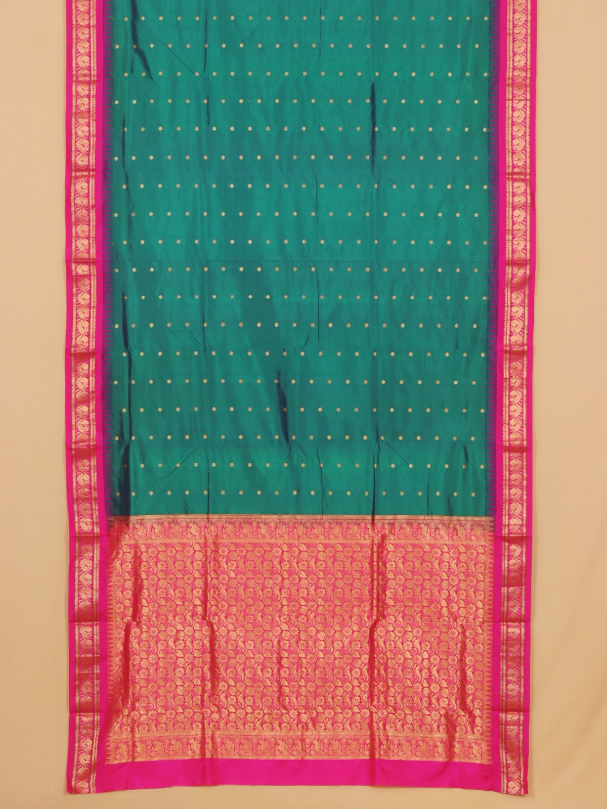 Dual tone sapphire by rani gadhwal saree
