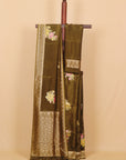 Mendi viscose crepe fancy buties saree
